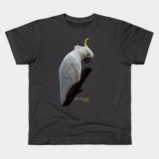 Sulphur-crested Cockatoo_01C Kids T-Shirt